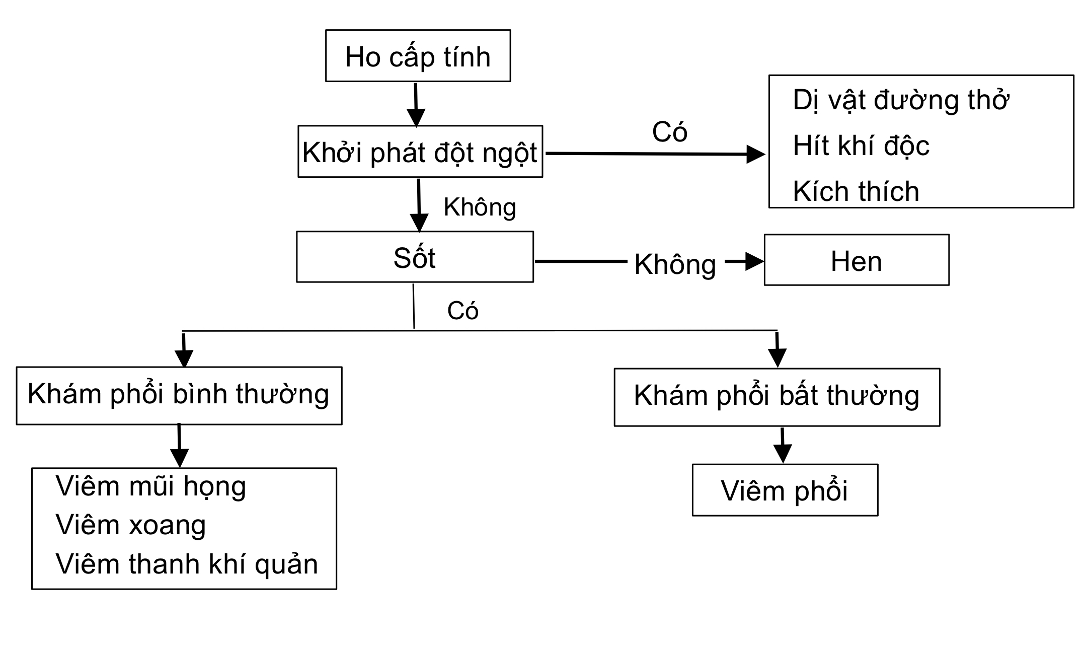 Tiếp cận ho cấp tính