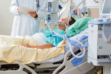 Hình ảnh viêm phổi liên quan đến thở máy